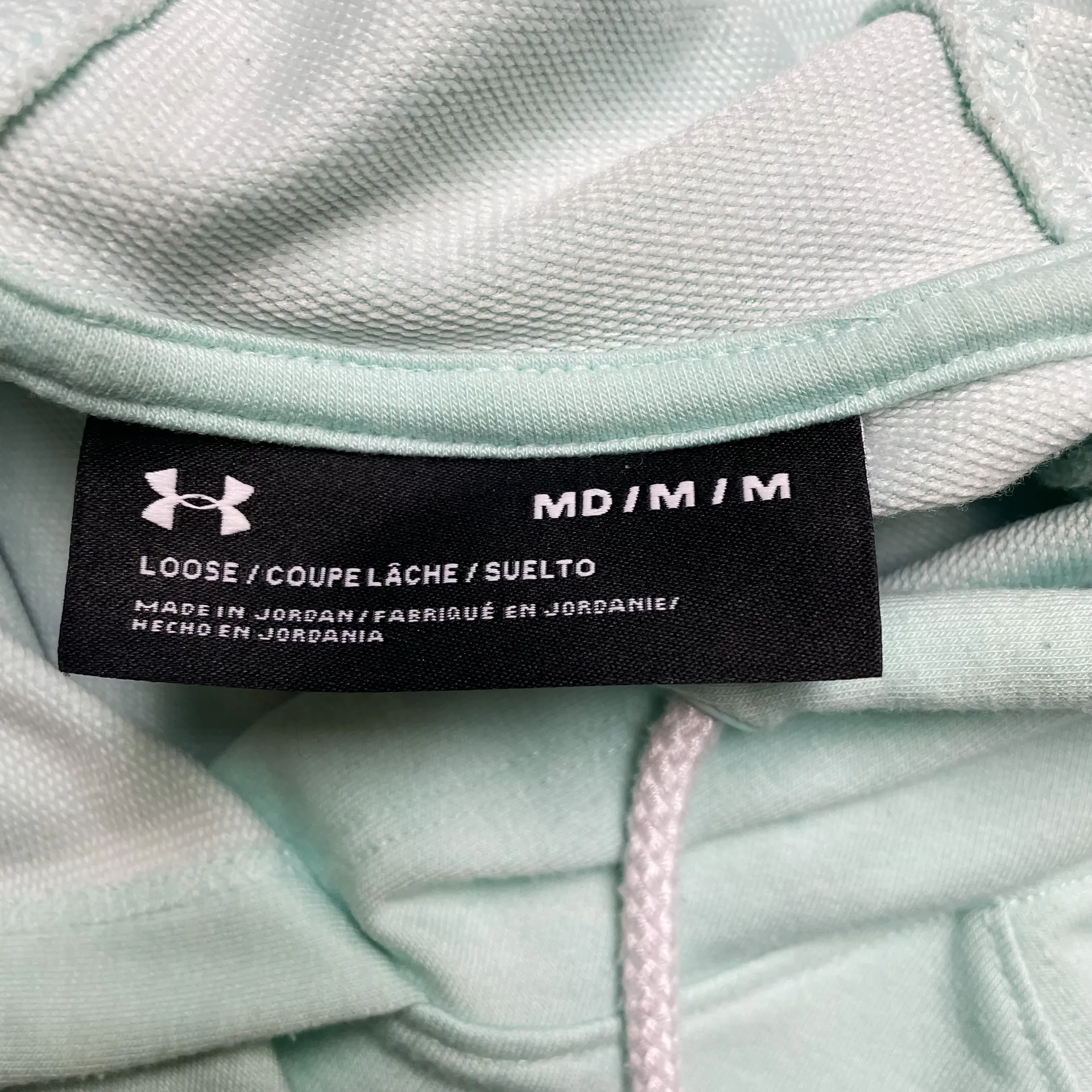 Light Blue Featherweight Open Back Hoodie - Image 10