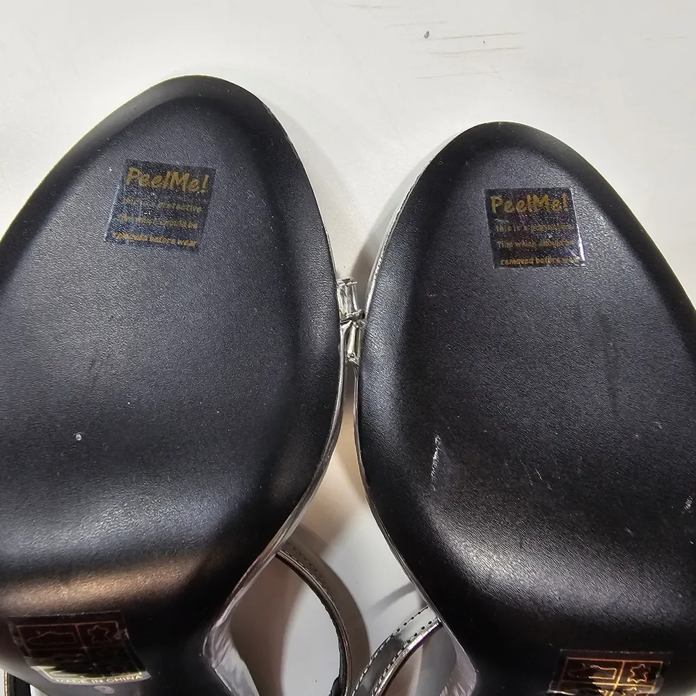 RAYE Nina Heel in Silver - Image 6