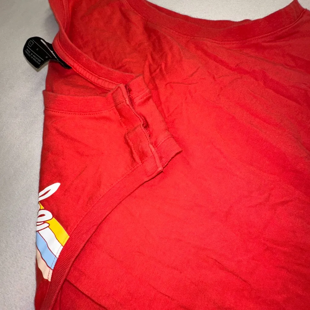 Nike - Large Stripe Rainbow Drawstring Waist Romper Playsuit Jumpsuit - Image 6