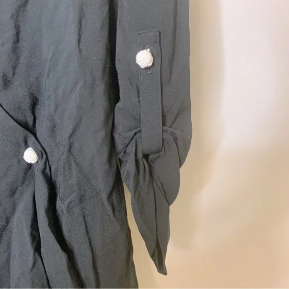 Soft‎ Surroundings Black Pagoda Tunic Shirt Size M - Image 5