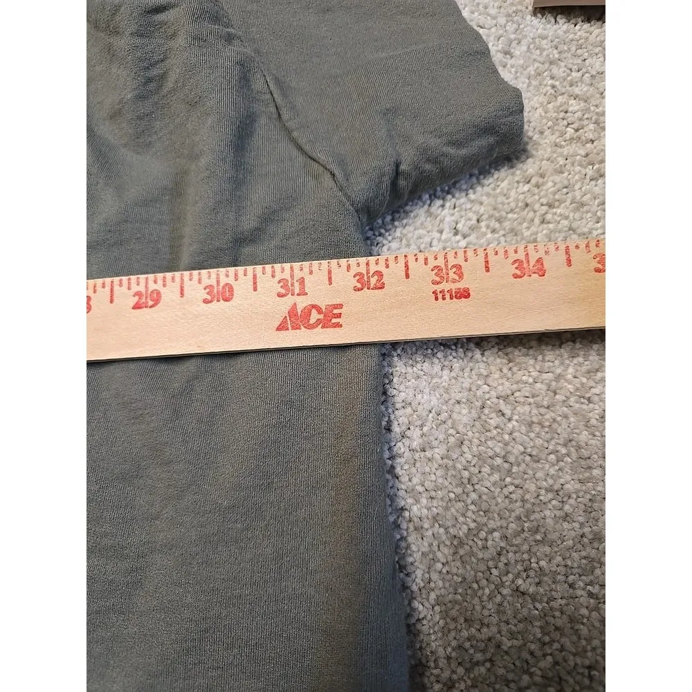 Planet French Terry Cowl Neck Boxy Green OversizedSweatshirt Minimalist One Size Size undefined - Image 8