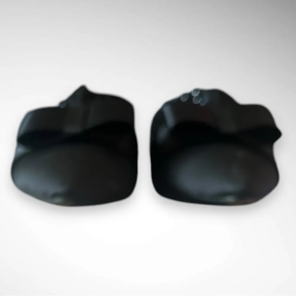 J. RENEE Black Randa Satin Pointy Toe Mule Sandal W/ Bow Detail Size 7.5 | NWOT - Image 4