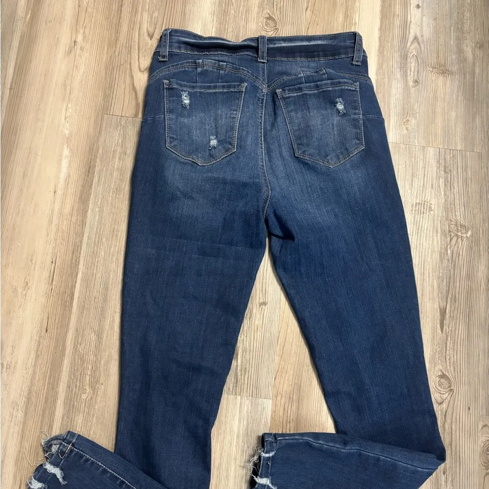 Butt I Love You Wax Jean., High-waisted skinny jeans with ripped details - Image 2