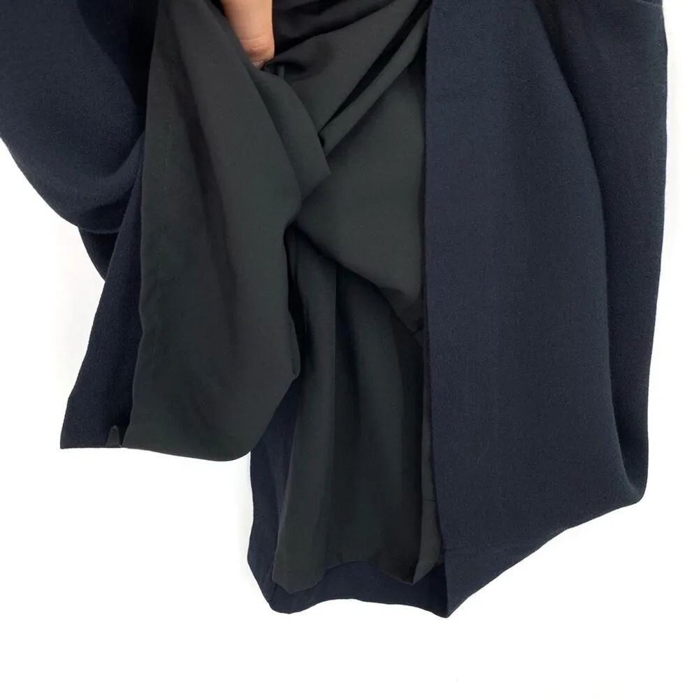 BARNEYS NEW YORK Cut Out Sheath Dress Navy Blue 6 - Image 6