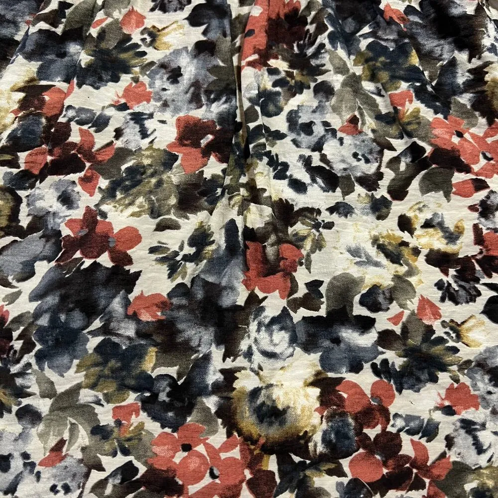 Love Culture Sleeveless Scoop Neck Floral Tank Top Size Medium Racerback Boho - Image 6