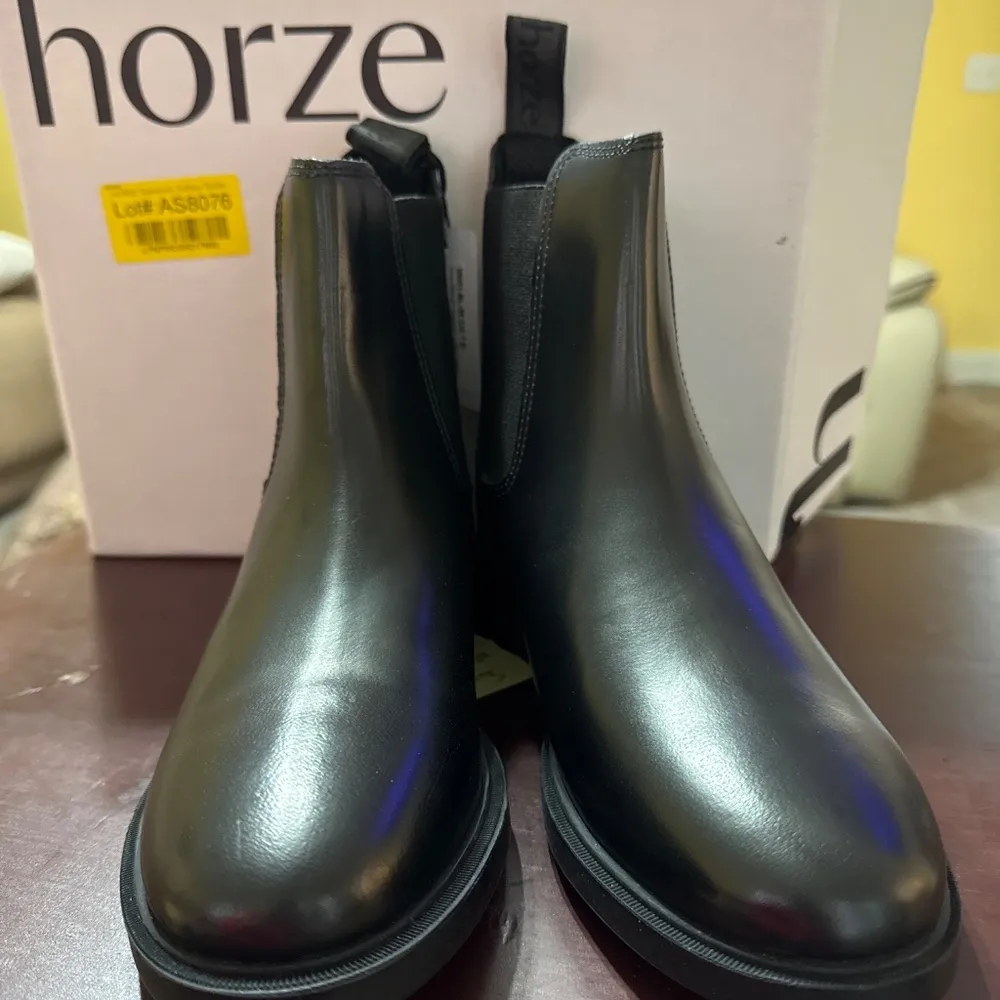 HORZE Signature Paddock Boots Black Size 7.5 - Image 2