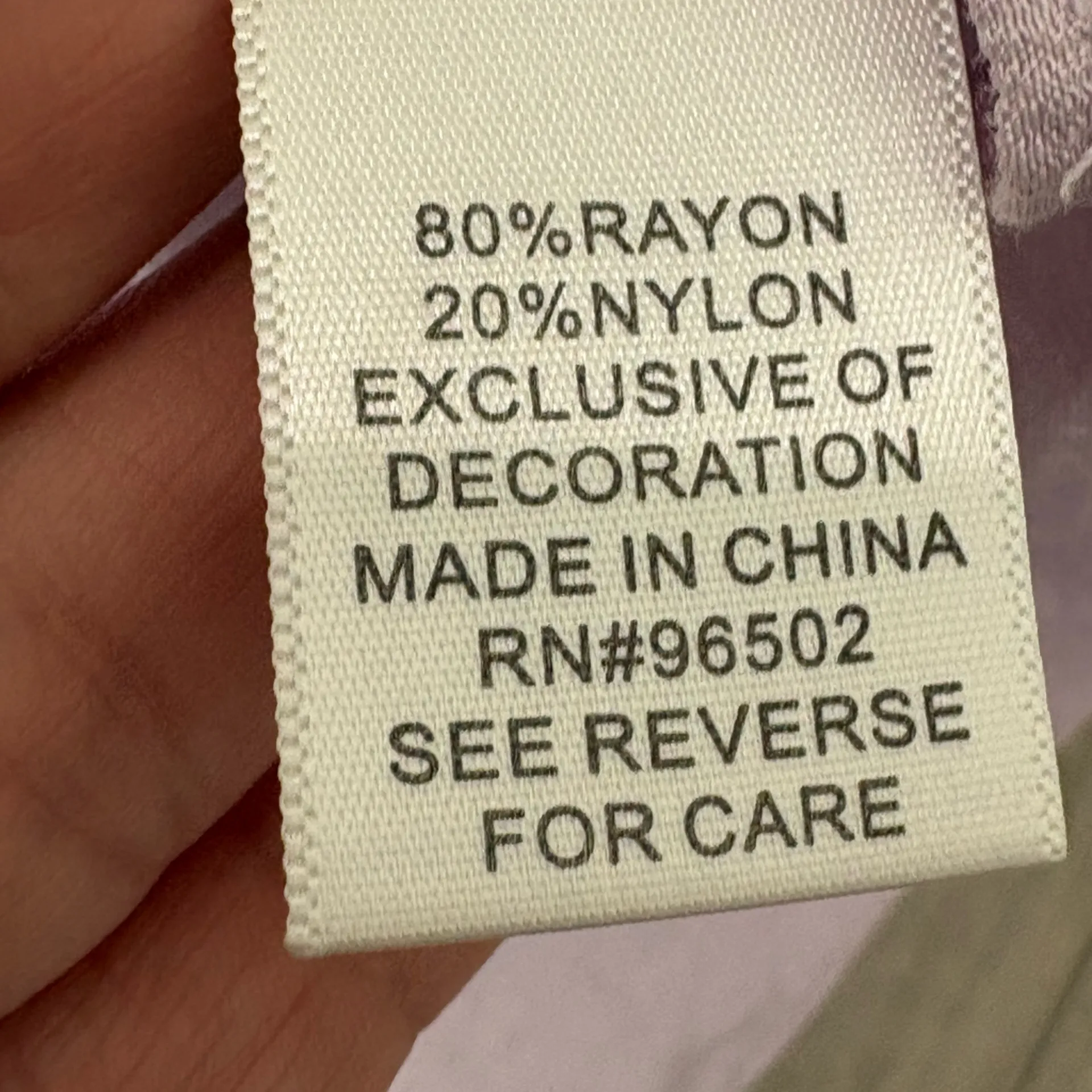 Krazy Kat Lilac Lace Accent Blouse Size S - Image 7