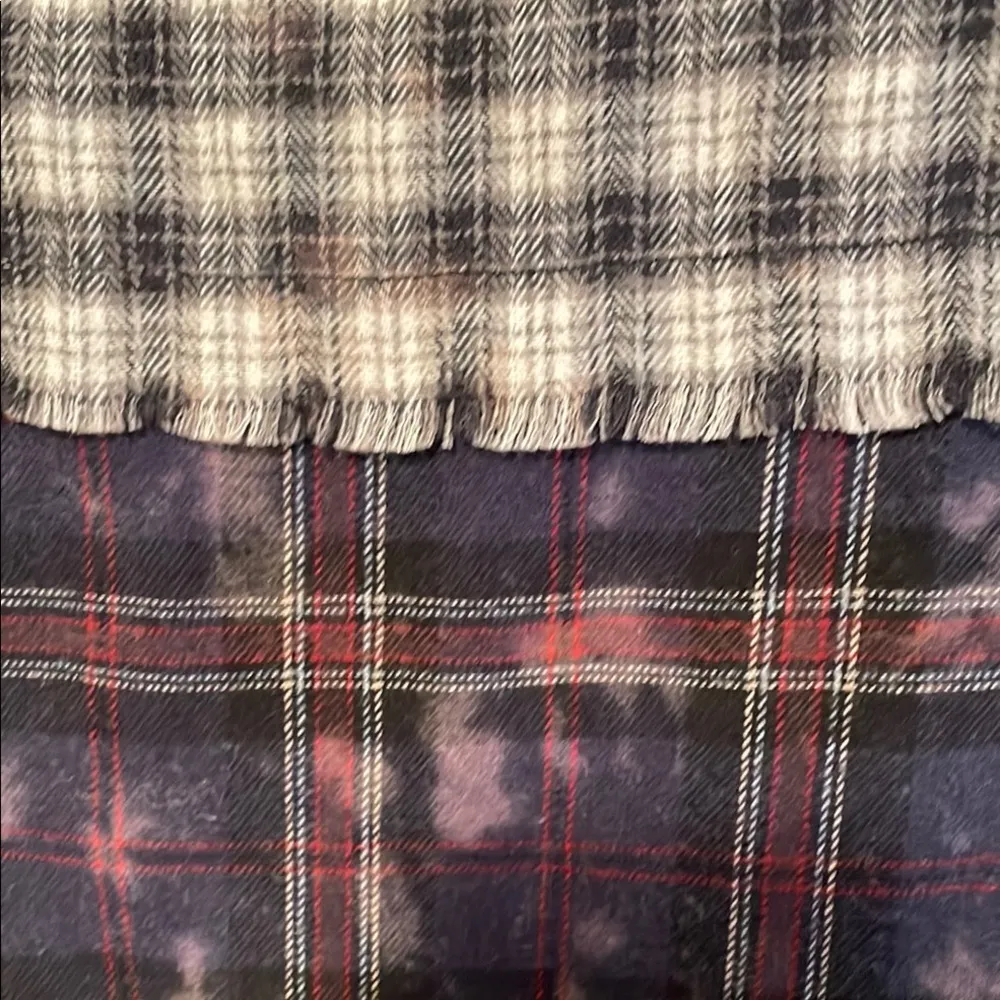 🏁🏁🏁BOGOHO 🏁🏁🏁Oddy Mixed Plaid Button Up Shirt - Image 7