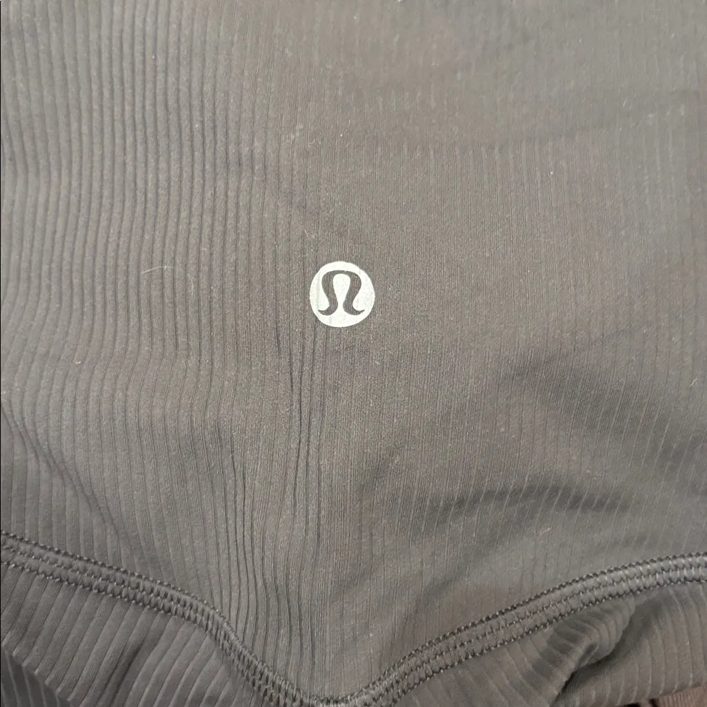 Lululemon Gray High Rise Align Ribbed Leggings - Image 6