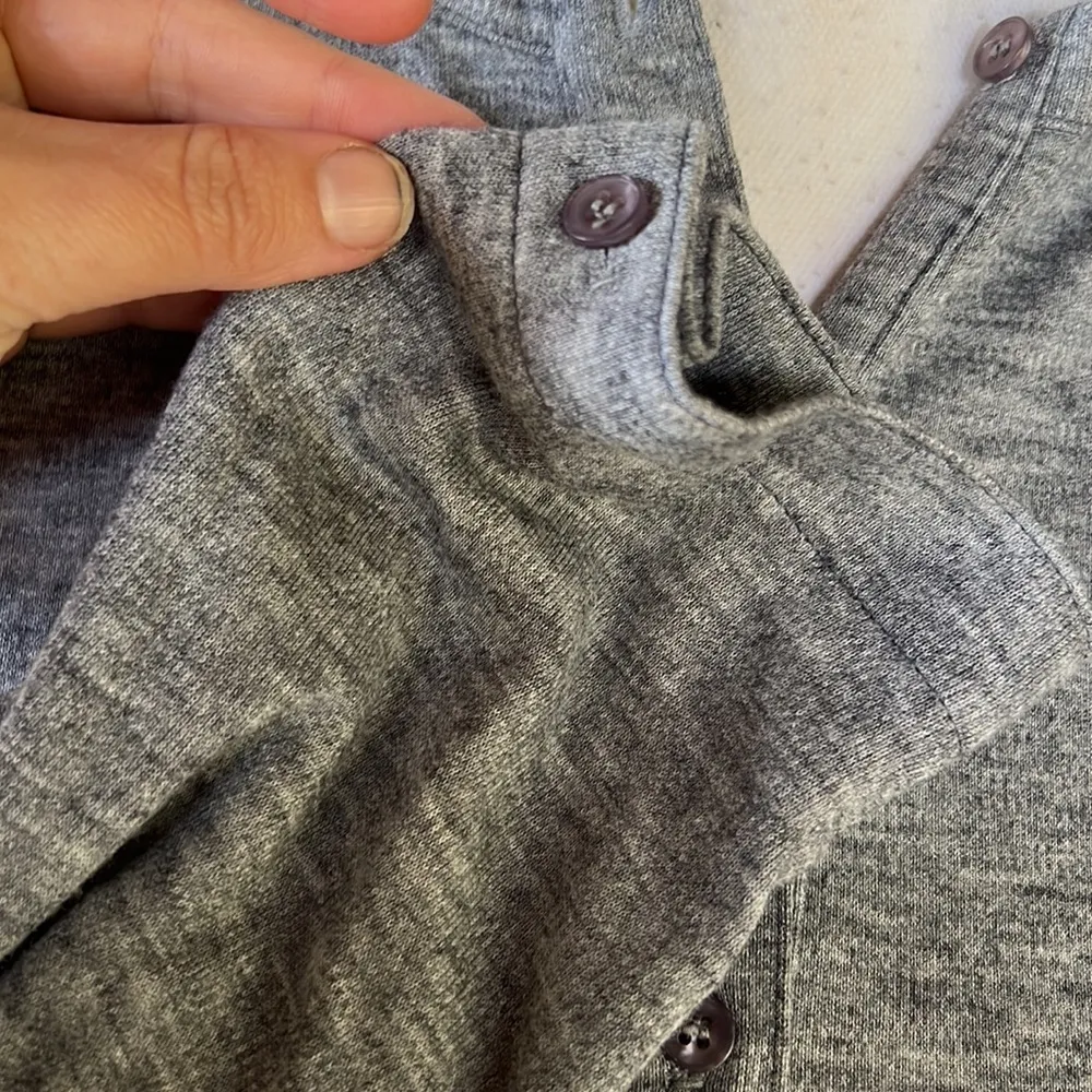 Vintage Schrader Sport Midi Knit Dress Gray Size 6 - Image 4