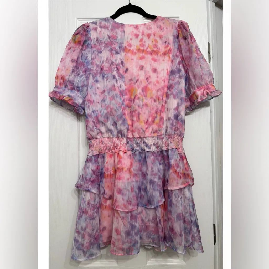 Amanda Uprichard Adriel Dress In Cotton Candy - Image 3