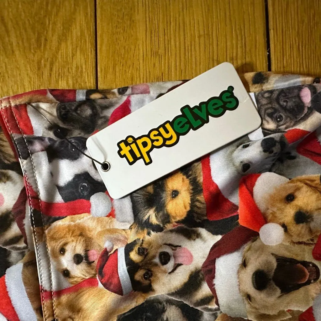 Nwt tipsy elves Santa dogs large - Image 2