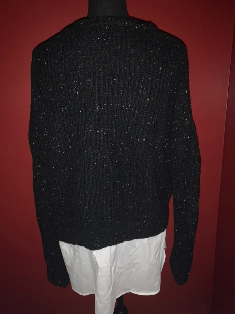 Primark Women’s Sweater With Attached Button Down  - Image 4