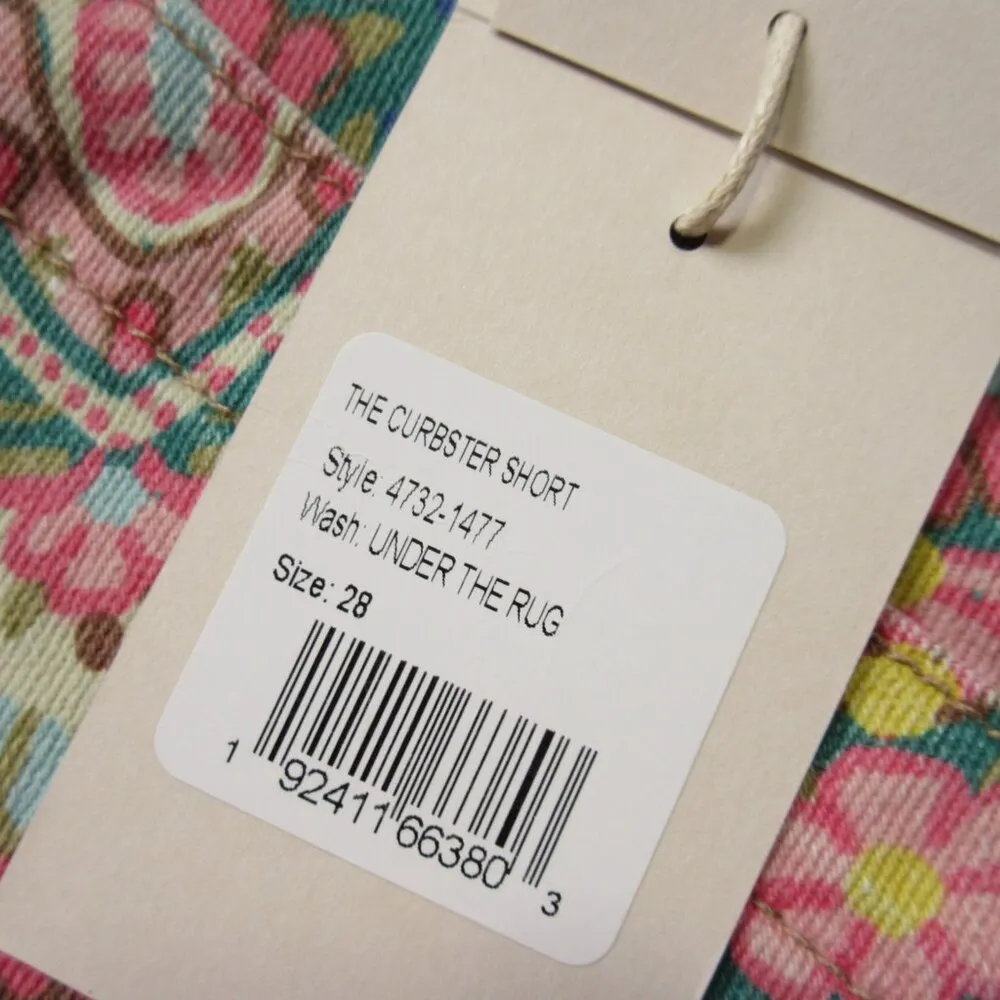 NWT Mother The Curbster Short in Under The Rug Stretch Denim Shorts 28 - Image 3