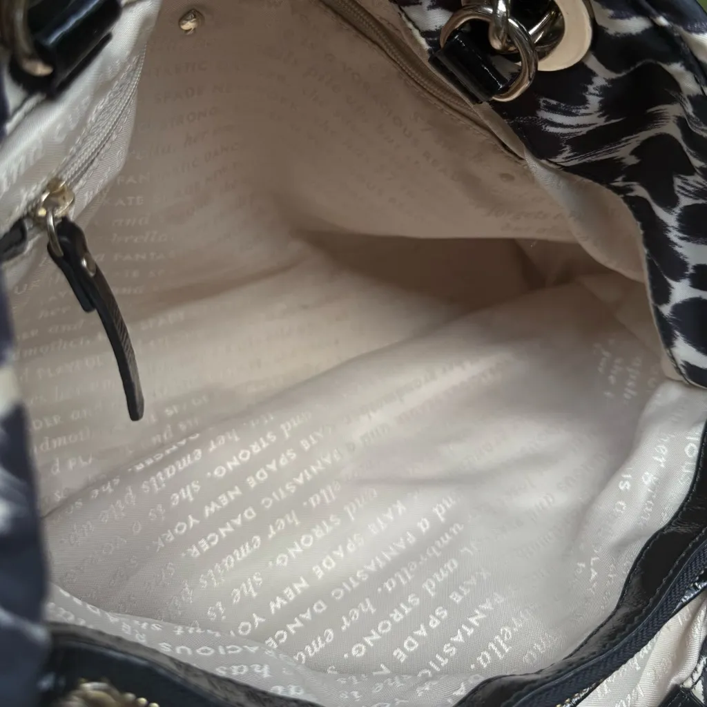 Kate Spade Lindenwood Elena Ocelot Print Tote with Storybook Lining - Image 10