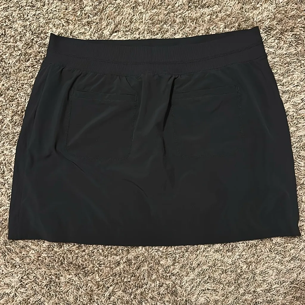 Athleta Brooklyn Skort Skirt Size 16 Black - Image 4