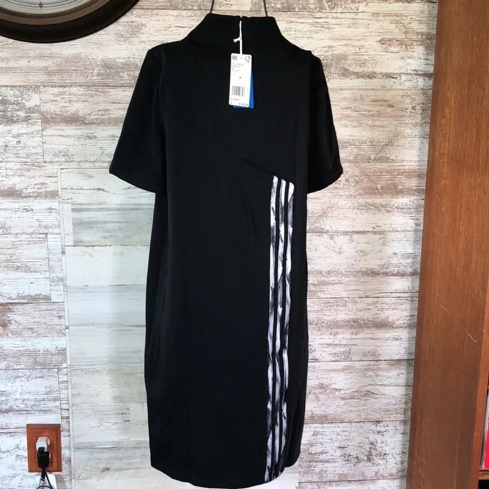 Adidas originals NWT Danielle cathari dress 3 strips dress small sports dress‌ Black - Image 6