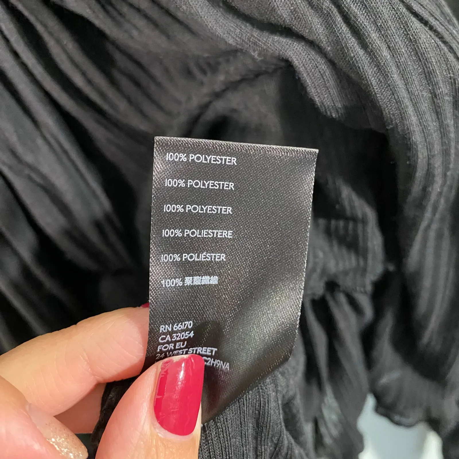 Free People Black V-neck Balloon Sleeves Long Sleeve Boho Blouse Sz S #OB1005811 - Image 6