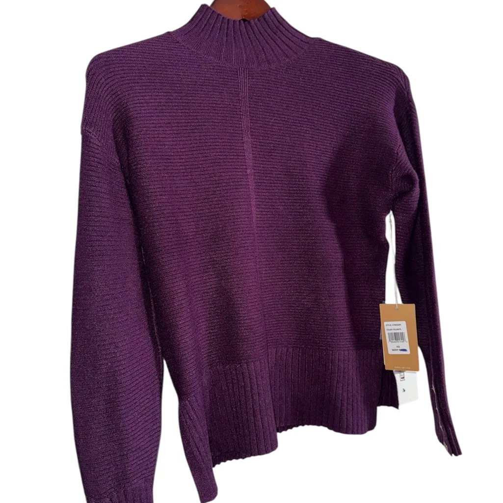 ⚡️NWT Cyrus Deep Purple Turtleneck Sweater - Image 7