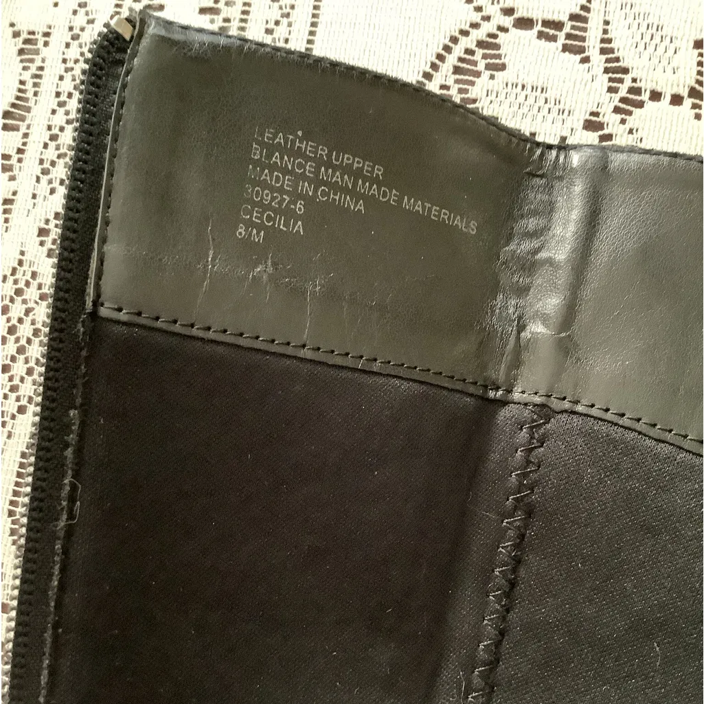 Women’s genuine suede leather boots 🖤🖤 Black Size 8 - Image 8