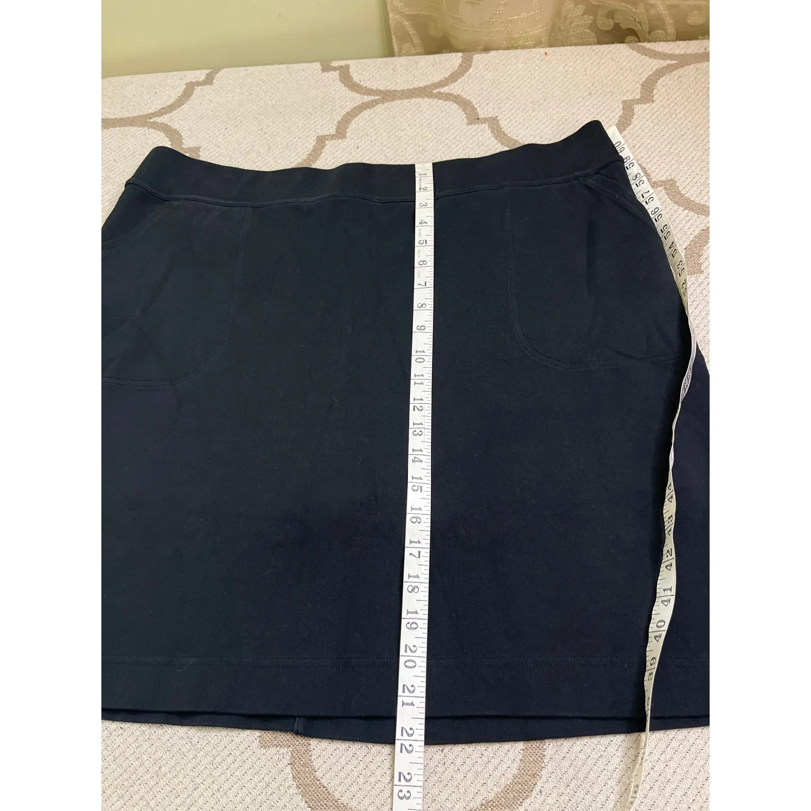 Duluth Trading Company Women's NoGA Naturale Cotton Skort, size XL, MSRP $50 Black - Image 5