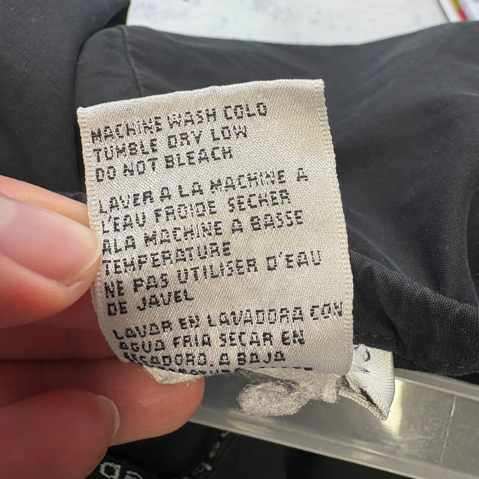 Y2K‎ Bebe Women's Pants Zip Pocket Black Drawstring Waist Retro Size Large - Image 8