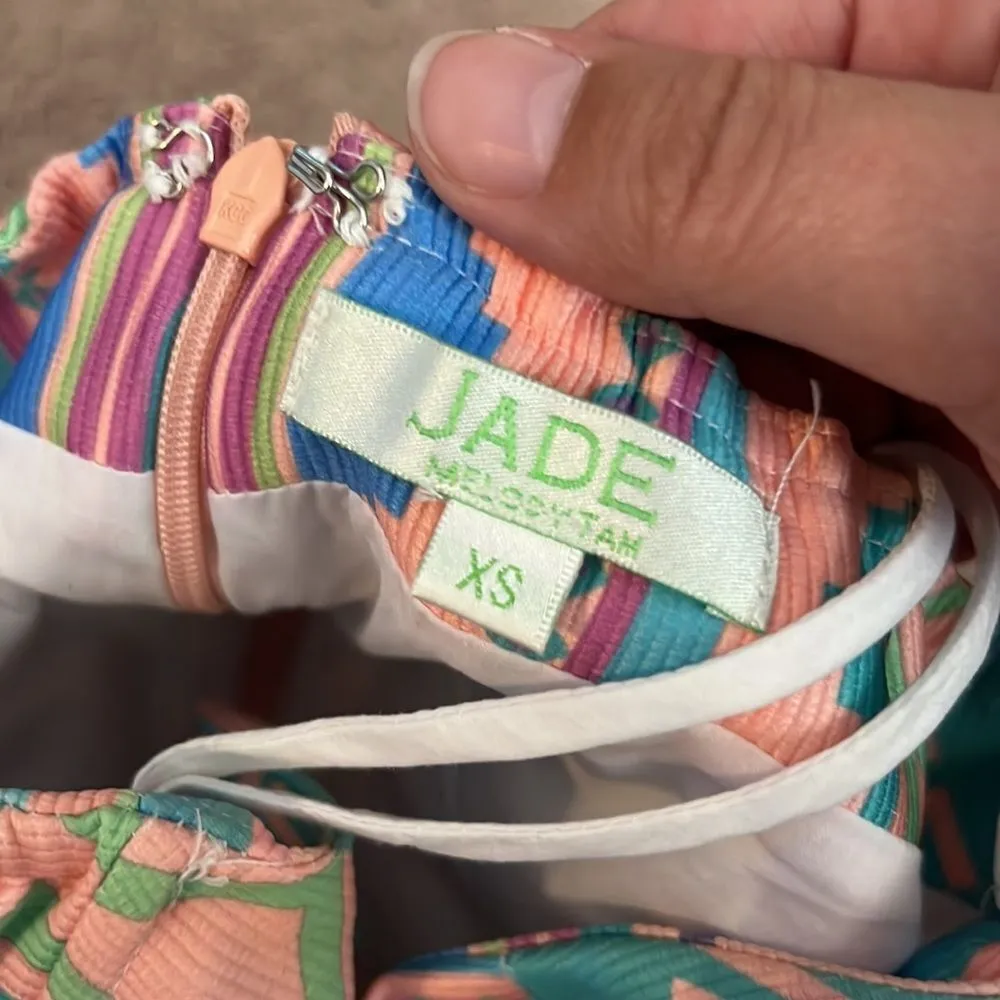 Jade melody tam strapless dress xs Green - Image 6