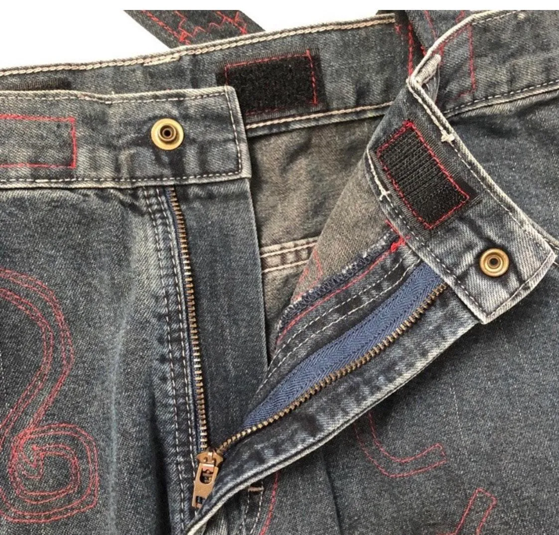 Blu Jean Denim Handbag Blue - Image 4