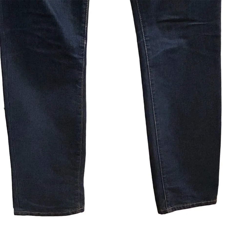 Peace of Cloth Women's Straight Jeans Size 6 Dark Blue Mid Rise - Image 8