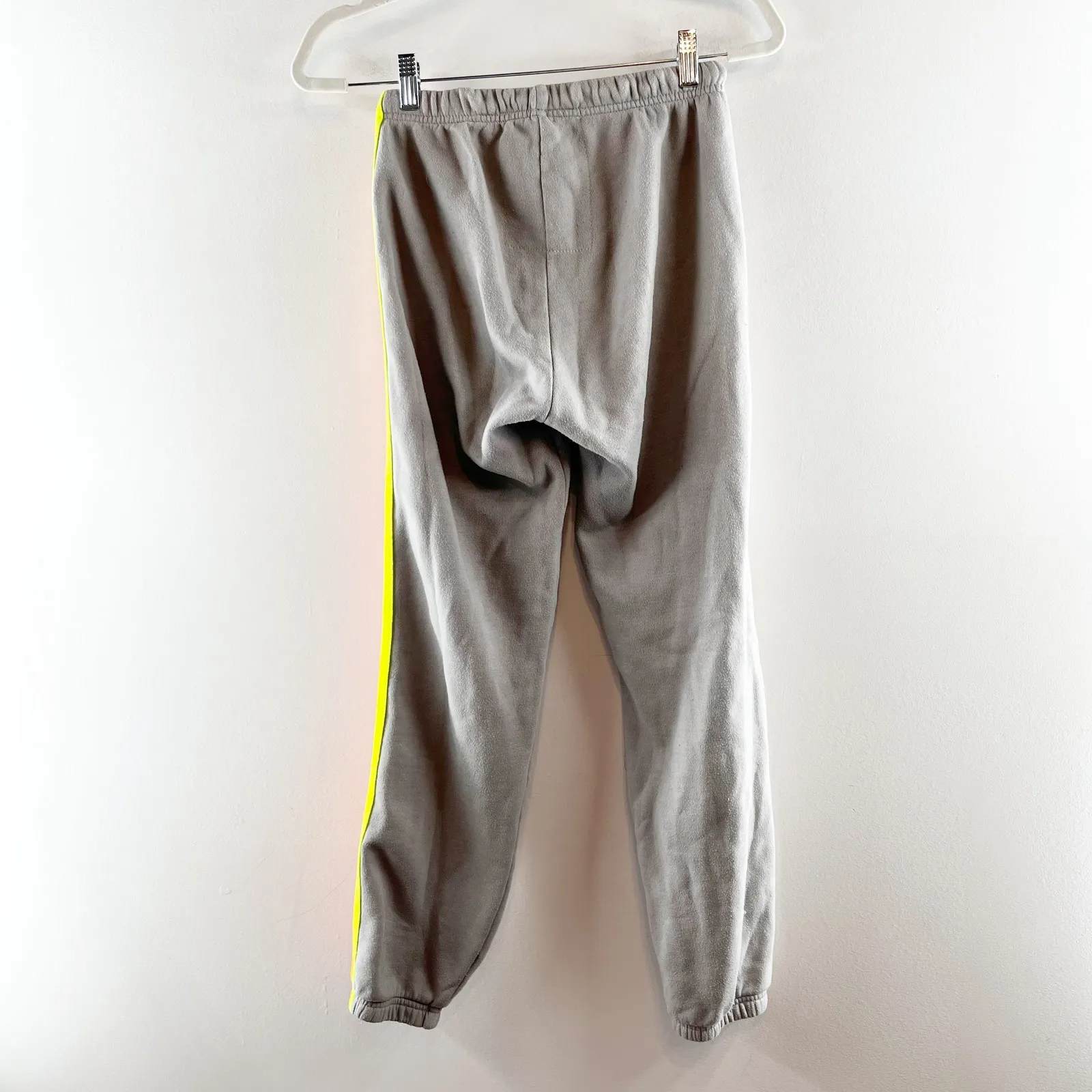 Aviator Nation 5 Stripe Jogger Sweatpants Gray Small - Image 4