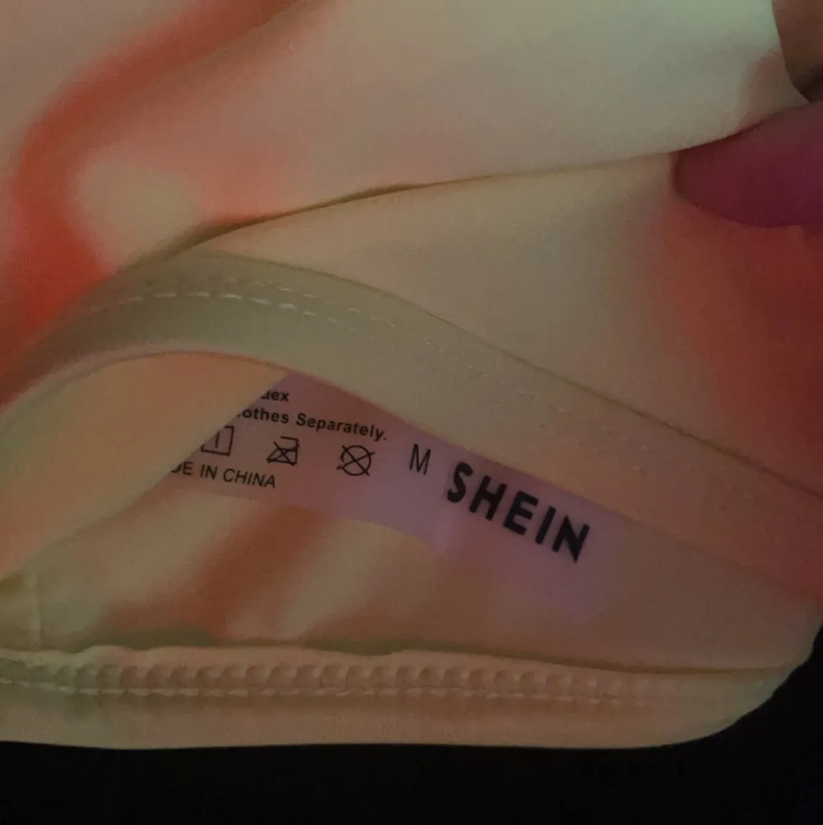 SheIn Neon Yellow Bikini Top - Image 3