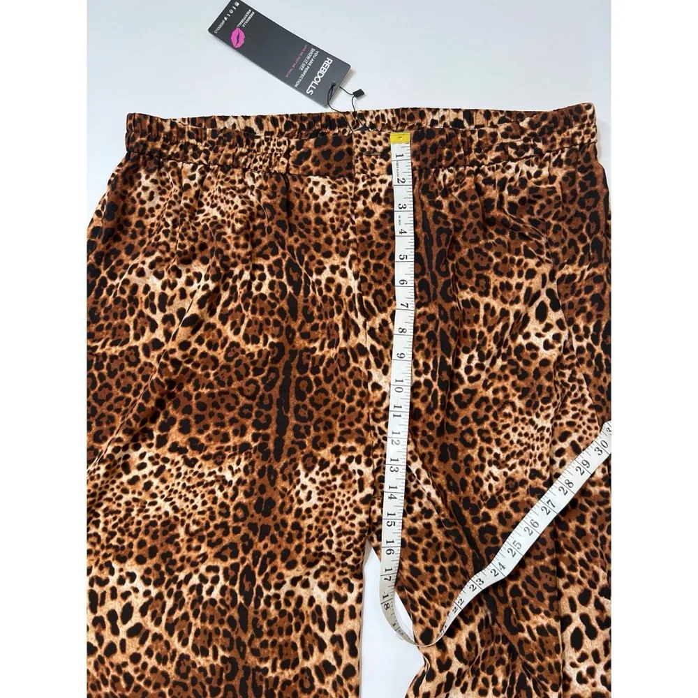 Rebdolls " Mind On You" Leopard Wide Leg Pants Sz 2X Women - Image 6