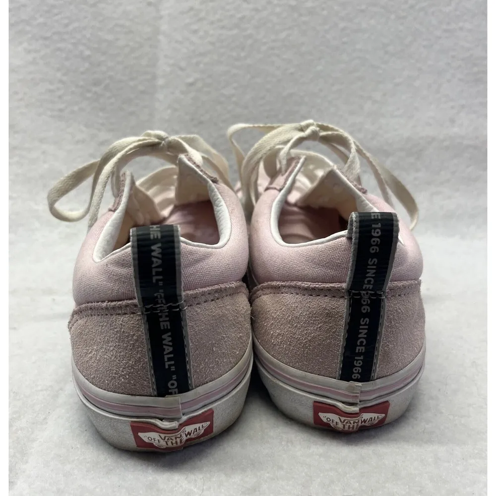 Vans Off the Wall Old Skool Athletic Shoe Womens Size 6 Juniors Pink #751505 - Image 4