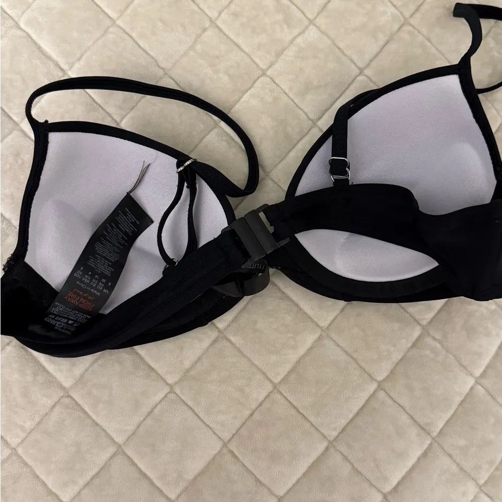 Pretty Little Thing 3 Piece Elegant Black Bikini Set - Image 5