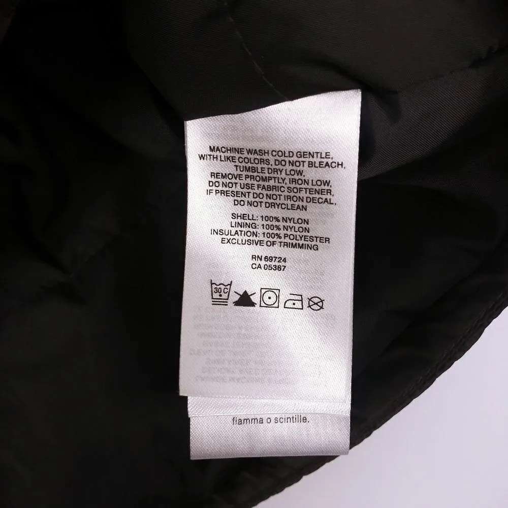 Columbia brown puffer vest with hoodie size XS - Image 6