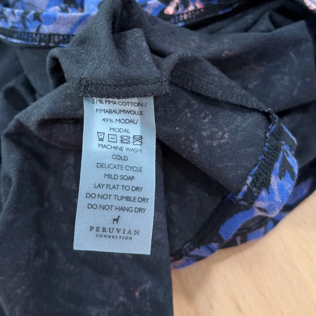 Peruvian Connection Shadow Blossom Dress Women’s Size Large Bohemian Artsy - Image 7