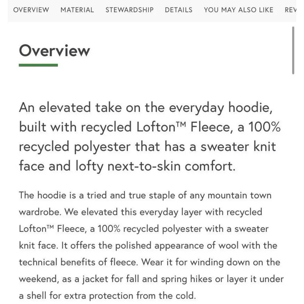 Stio Women’s Sweet water Fleece Full Zip Hoodie Mountain Shadow XL MSRP $159 Blue - Image 4