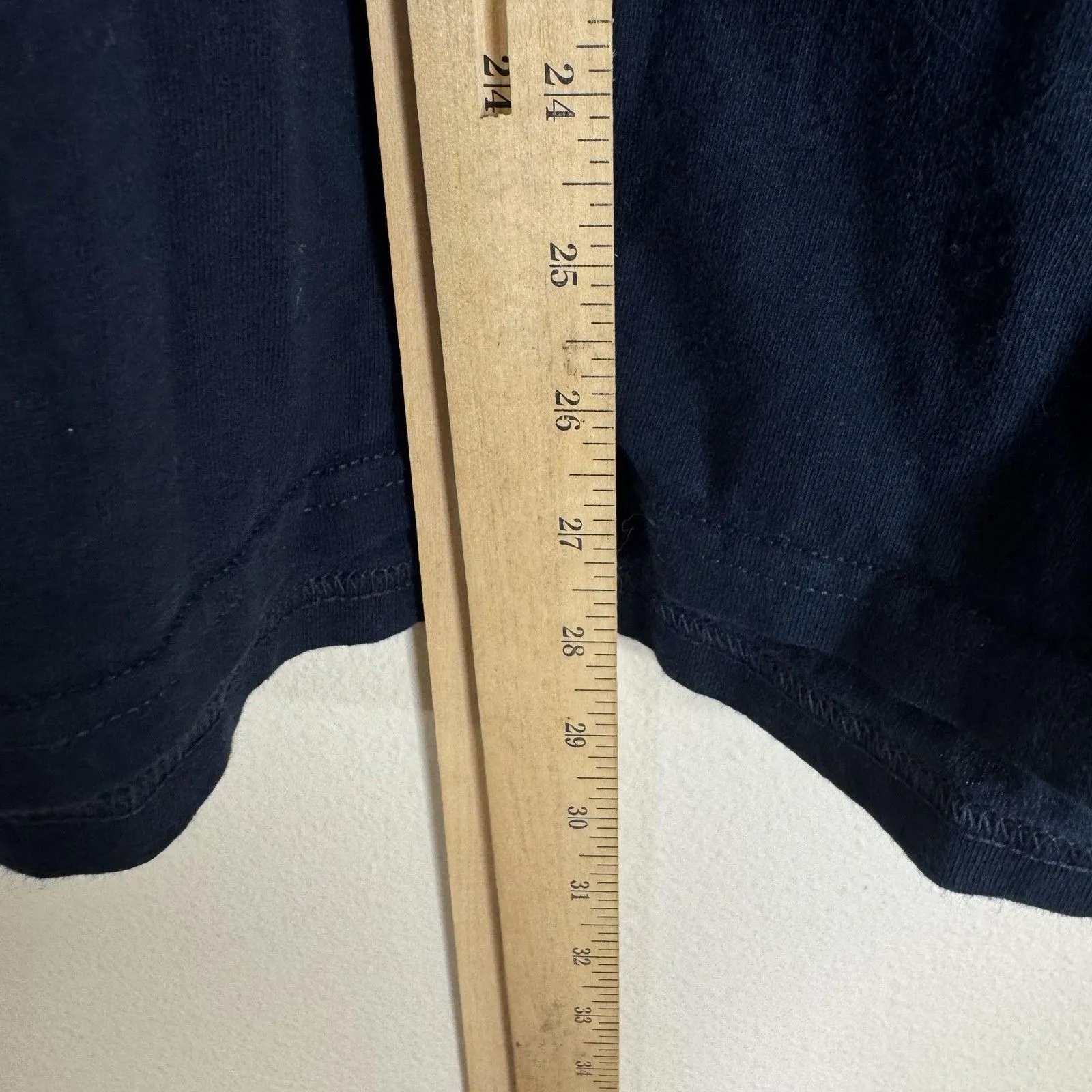 Vans Shirt Medium Navy Off The Wall Checkerboard Graphic Short Sleeve - Image 6