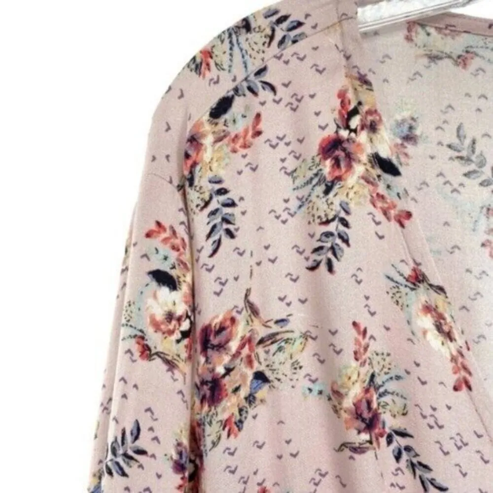 Maurices Floral Boho Peasant Top Long Sleeve 2X - Image 6