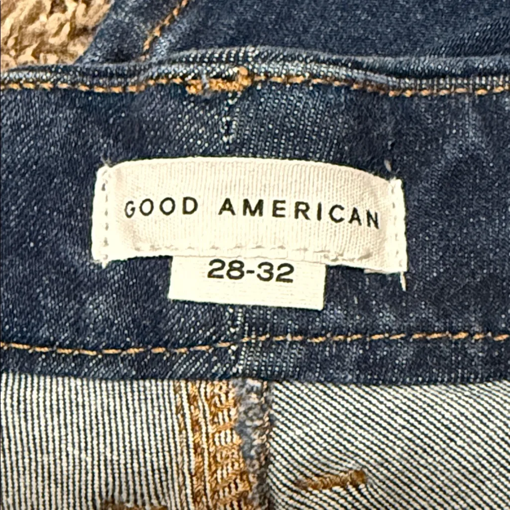 Good American NWT Always fits good legs skinny plus size 28 high rise flat tummy - Image 7