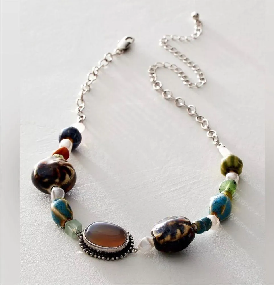 Multicolor Beaded Necklace - Image 4
