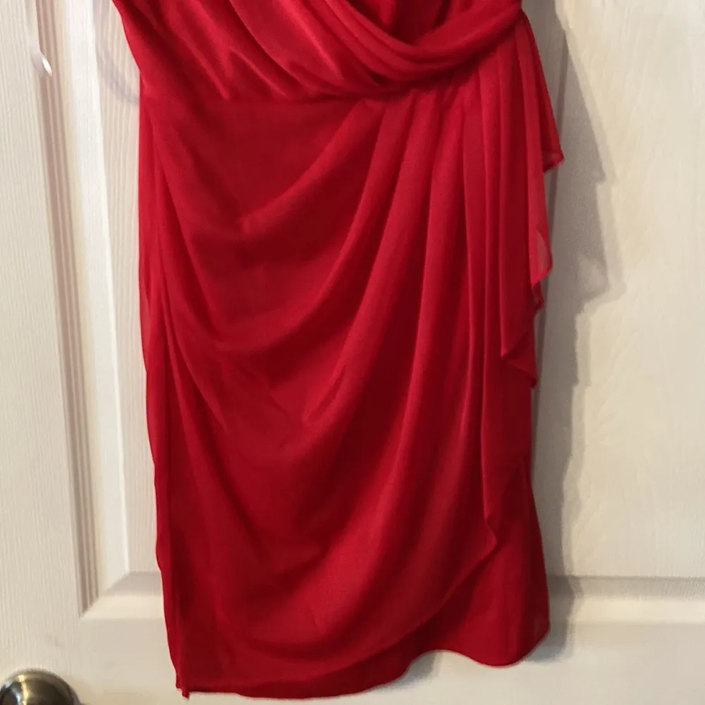 XSCAPE Red Dress size 8 it’s so beautiful and for special occasions brand new - Image 5