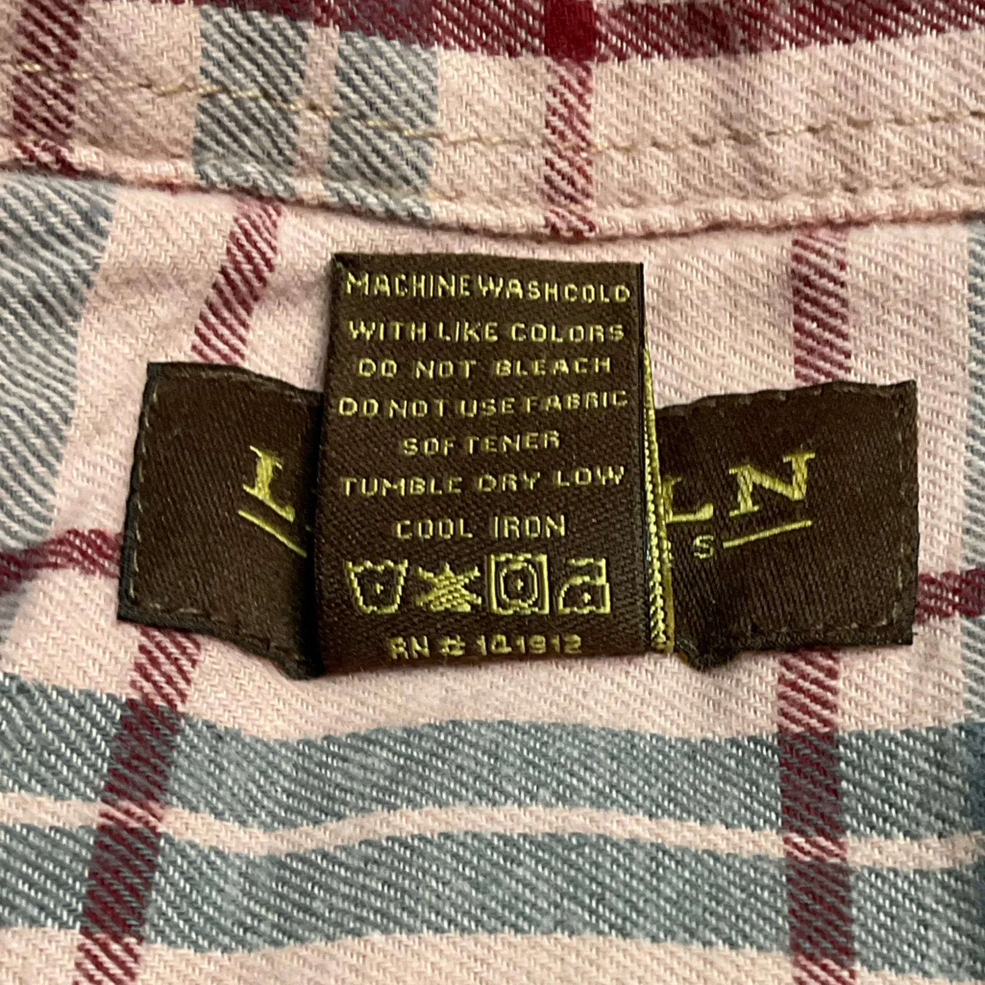 Lincoln Outfitters Women’s Plaid Flannel Shirt Size L - Image 4