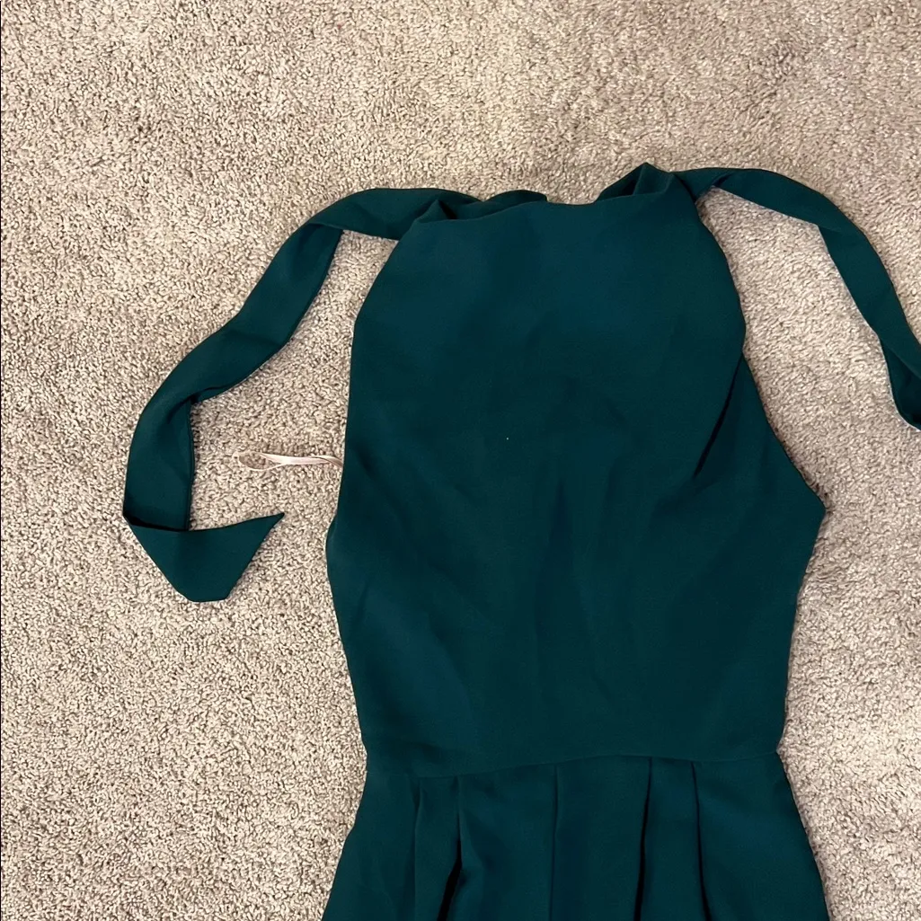 Gal Meets Glam Teal Sleeveless Jumpsuit - Image 3