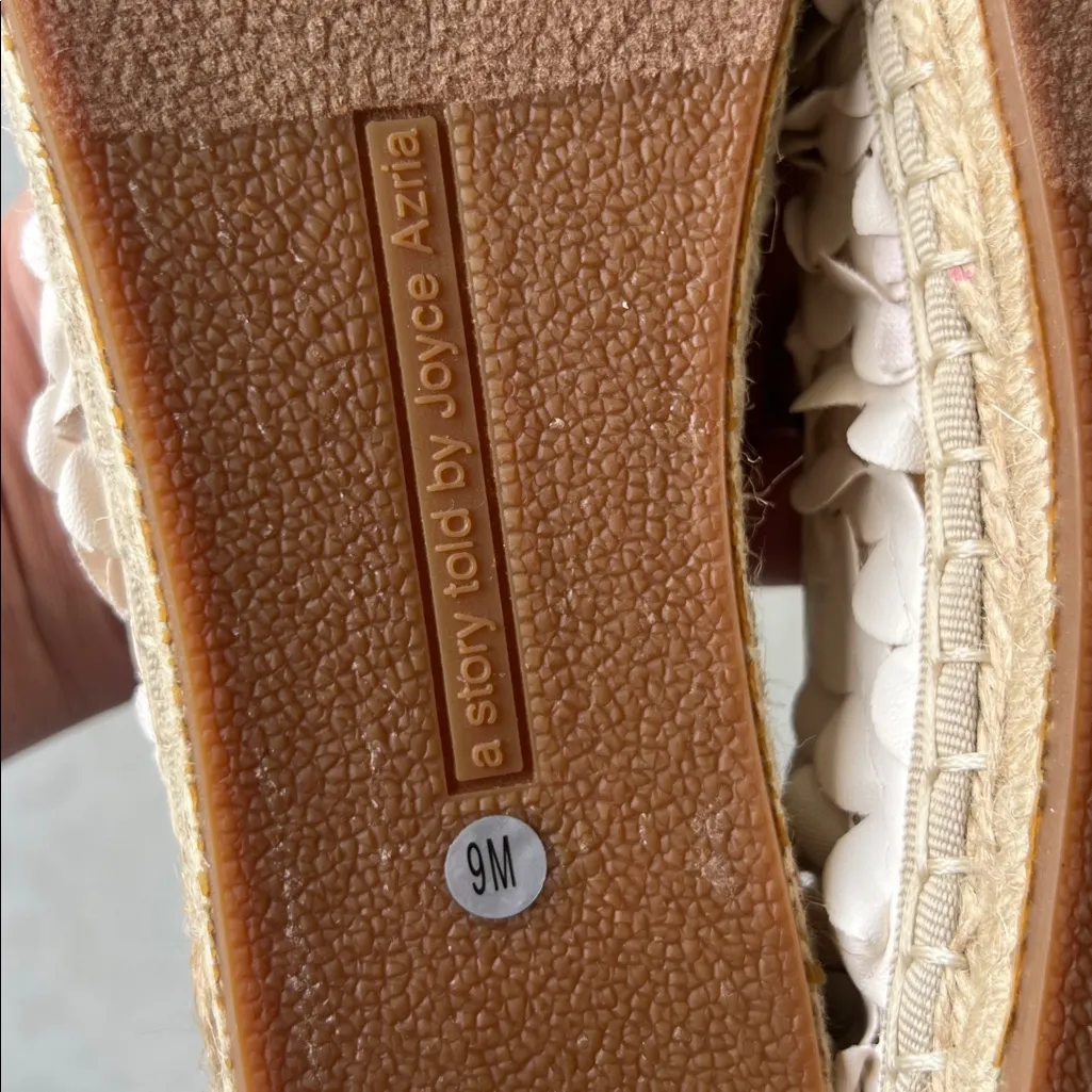 Avec Les Filles Women Gisella Fabric Closed Toe, White Floral Size 9M ♣️ - Image 6