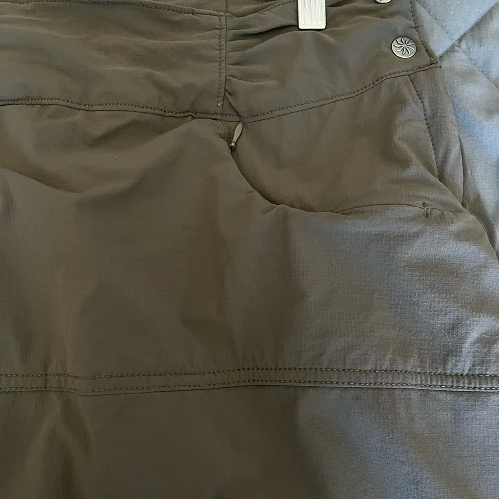Athleta Skort Hunter Green Side Zip Pockets Skirt Under Short - Image 5