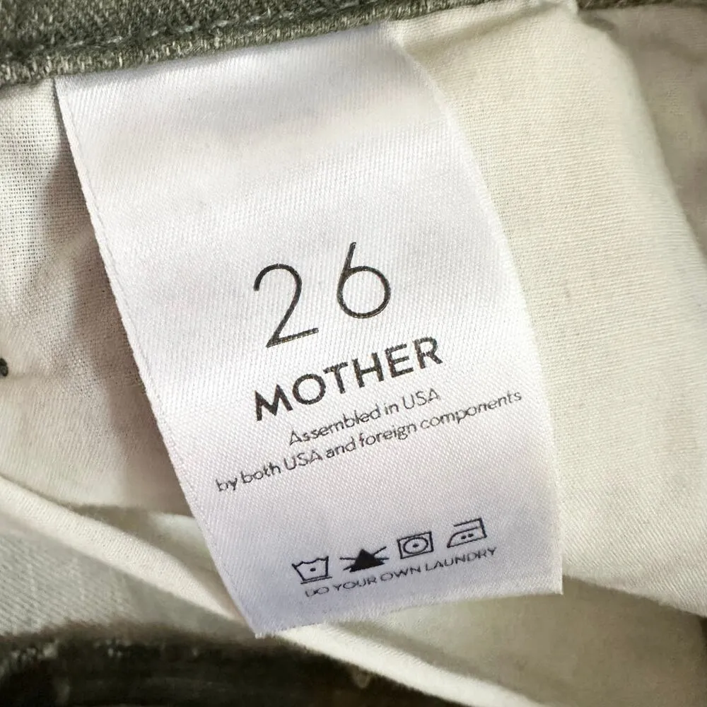 Mother Green Camo The Sir Yes Sir Utility Cargo Pants Finding Stretch Pants 26 - Image 9