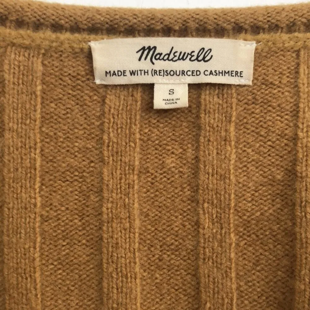 Madewell (re) sources cashmere sweater.  Size Small - Image 2