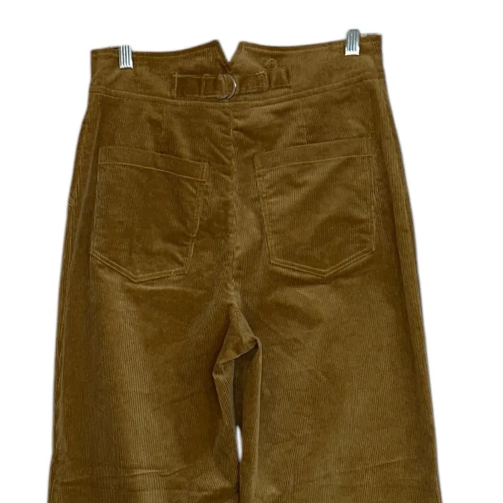 NWT 7 for all mankind Brown Corduroy Wide Leg Jeans SZ-26 - Image 5