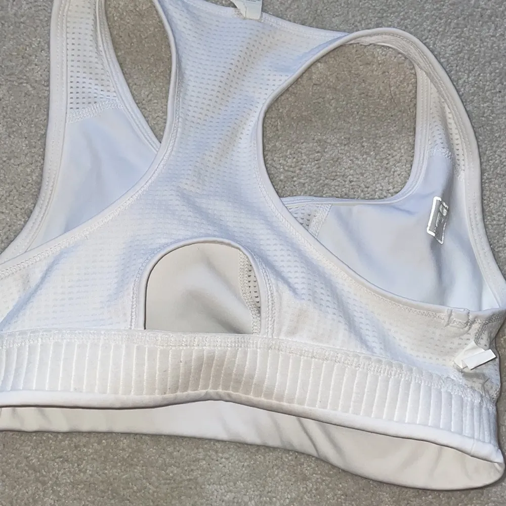Cute White Fila Womens Padded Sports Bra - Image 6
